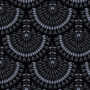 jumbo_modern geometric art deco_black grey monotone