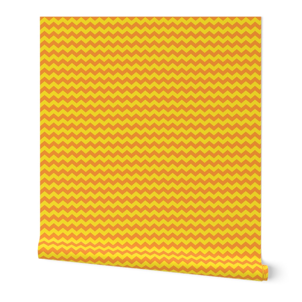 Zigzag Sea Chevrons (Orange and Yellow)