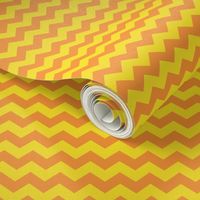 Zigzag Sea Chevrons (Orange and Yellow)