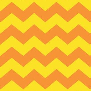 Zigzag Sea Chevrons (Orange and Yellow)