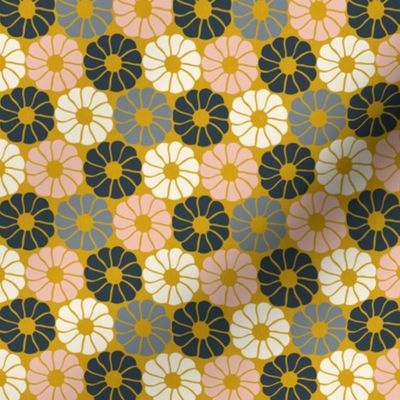 Filage Retro Geometric Goldenrod Yellow Multi Small Scale