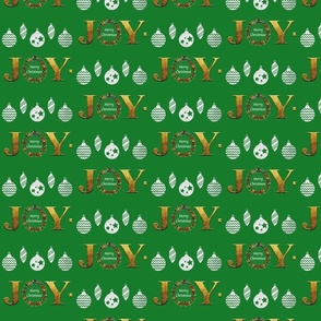 Joy/Christmas Traditional Pattern2 Green 