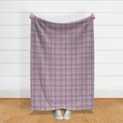 (small scale) muted checkered pattern with violet taupe brown