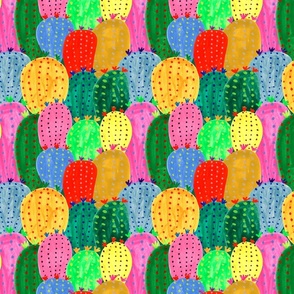 Colored cacti