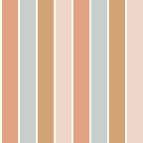 Boho Colors Thick Stripes