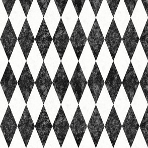 Textured Icy White and Black Harlequin -- Black and Icy White Diamonds -- Black White Blue Christmas Coordinate -- 12.74 x 10.6 in repeat -- 400dpi (37% of full scale)