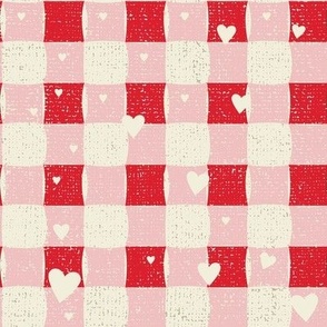 Hearts Check (Cotton Candy)