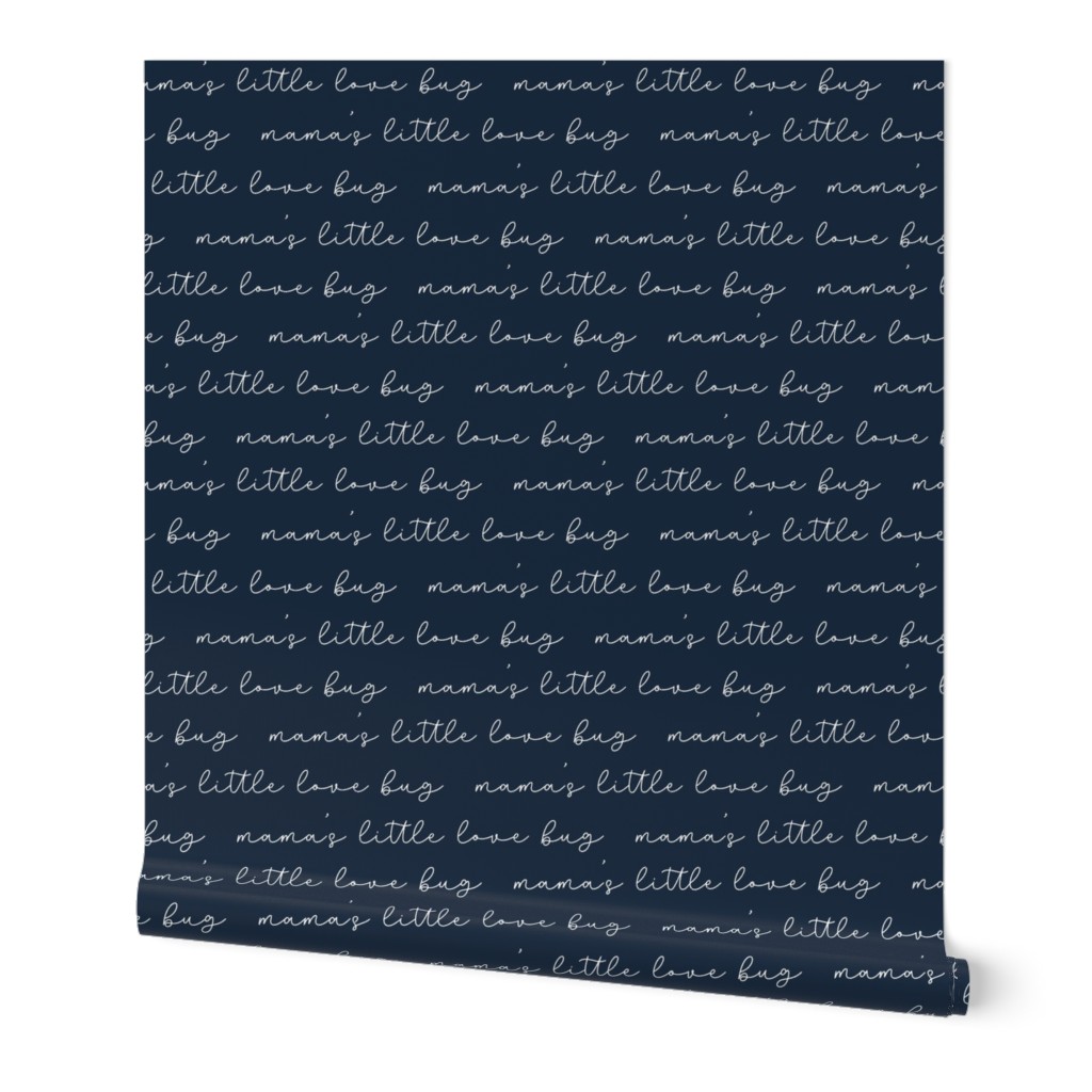 Mamas little love bug on Navy by Norlie Studio