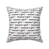 Mamas Girl Dusty Pink Hearts by Norlie Studio