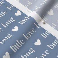 Little love bug on storm blue by Norlie Studio