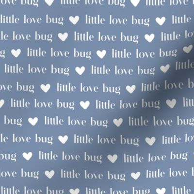 Little love bug on storm blue by Norlie Studio