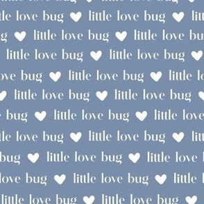 Little love bug on storm blue by Norlie Studio