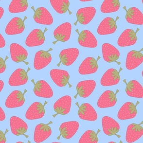 Pink strawberries