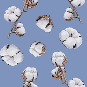 Cotton flower pattern 