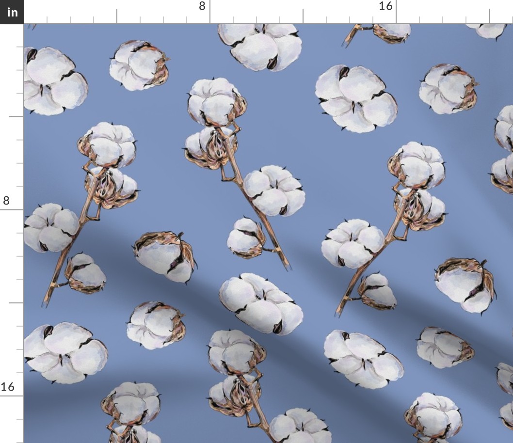 Cotton flower pattern 