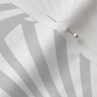 Modern Art Deco Wallpaper -White on Dove Grey