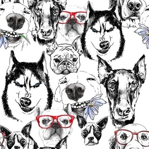 Dogs pattern 