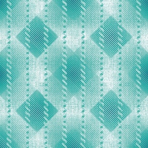 Rococo Plaid (teal)