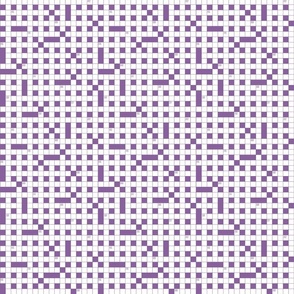 Crossword Puzzle Concept in Orchid | 6" Repeat