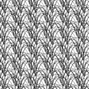 Textured Arch Grid Curves Casual Fun Light Mix Summer Monochromatic Circles Black and White and Gray Blender Bright Colors Black 000000 White FFFFFF Bold Modern Abstract Geometric