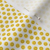 (micro scale)  Happy Faces - yellow/black - LAD22