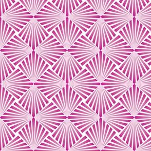 art deco rays weave pink