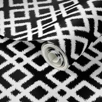 Weave Ikat _ Black and White