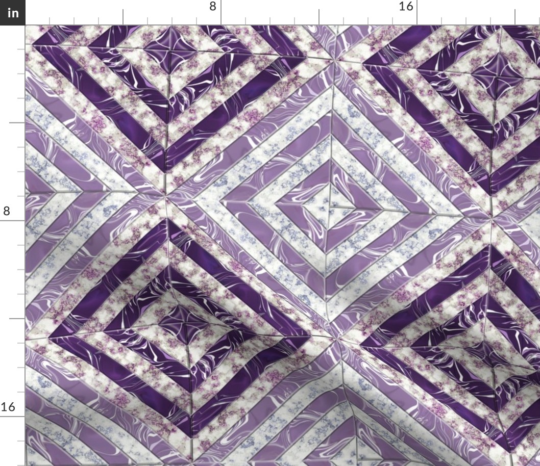 All Purple Parquet Marble Version 2