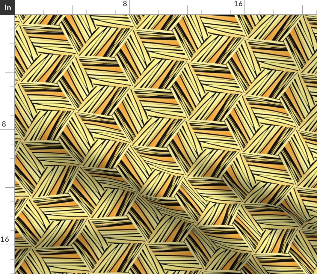 Yellow and Black weave pattern
