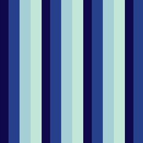 Shades of Blue Stripe