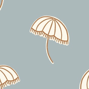 beach umbrellas - vintage (large)