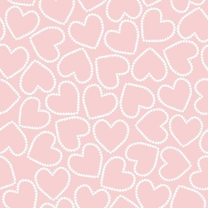 Love n love in Pink and white 