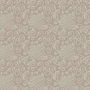 (S)Jolly Walkway Plaza Taupe Beige, Small Scale