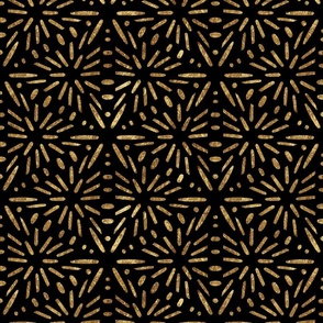 Art deco black geometric. Gold Modern Art nouveau.
