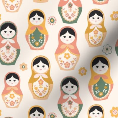 medium // Cute Matryoshka dolls