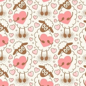 2399 Small - lovely Valentine's sheep