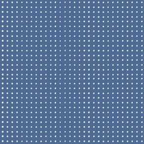 Drawn Dots on Navy Blue