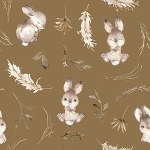 Small Scale Baby bunnies brown