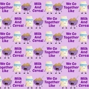 Milk and Cereal, purple