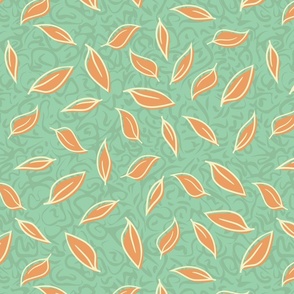 Lacy leaf scatter - melon