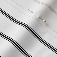Black stripes on white