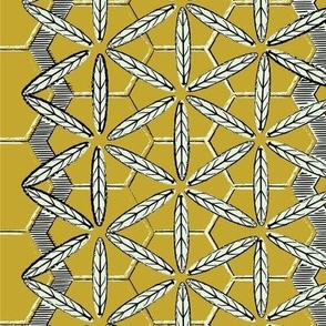 Honeycomb Tapestry (med gold)
