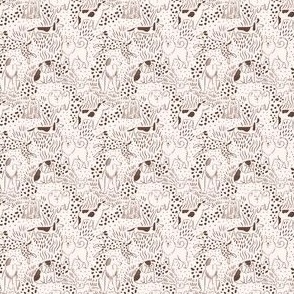 Linear dogs pattern. (small scale)