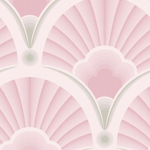 medium // Gradient Scallop in Peaceful pink 