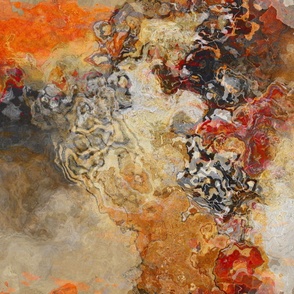 Cinnamon River abstract