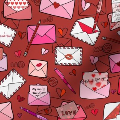 Valentine's Day Love Letters (small scale)  