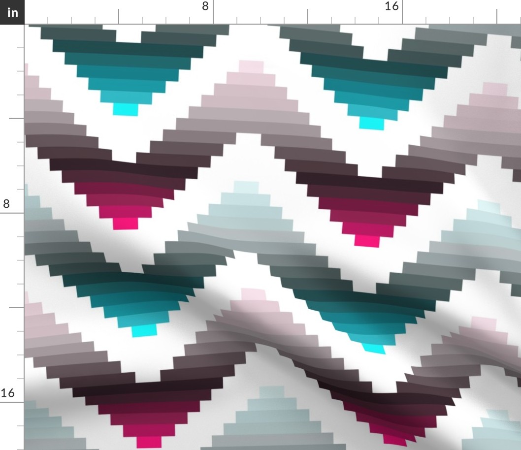 chevron cheater quilt patchwork solids