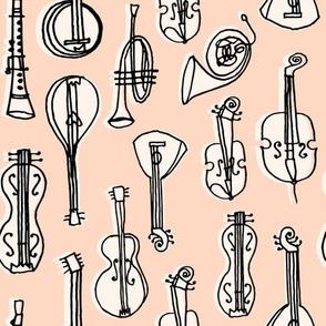 Music Instruments - Blush/Champagne