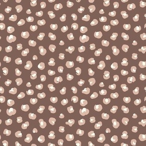 Sweet Valentine Leopard cheetah print Spots-Brown