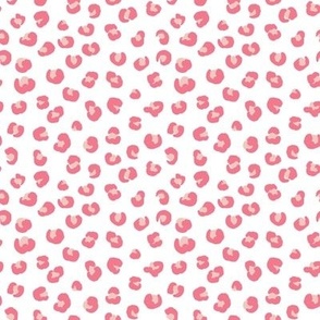 Sweet Valentine Leopard cheetah print Spots-Hot Pink